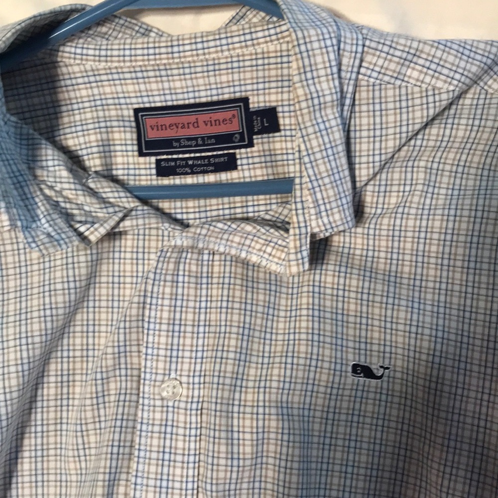 Vineyard Vines  Men’s Whale Shirt Size L